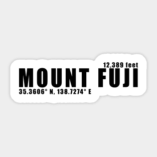 Sacred Splendor: Mount Fuji Sticker